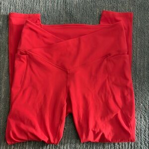 Vibrant Red Leggings